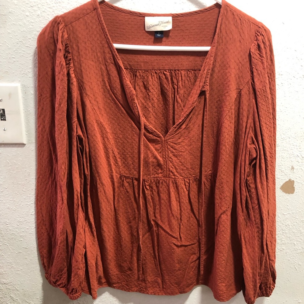 Universal Thread Burnt Orange Top